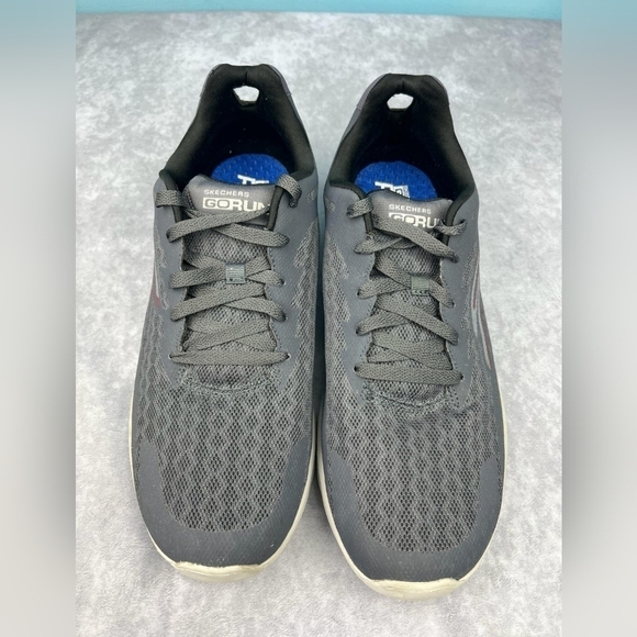 Skechers Men's Quick Fit Athletic Running Logo Shoes Lace Black Size 12‎ - Picture 3 of 11